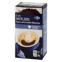 Café molido mezcla desCaféinado