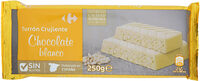 Turrón crujiente blanco