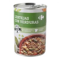 Lentejas c/verdur.