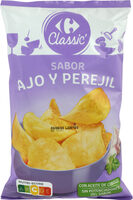 Patatas fritas ajo y perejil
