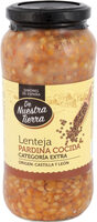 Lenteja pardina cocida