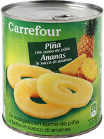 Piña con zumo de piña