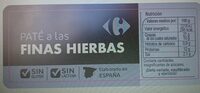 Paté a las finas hierbas