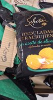 Patatas fritas onduladas con aceite de oliva