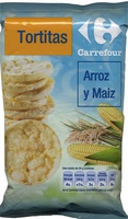 Tortitas de arroz y maíz