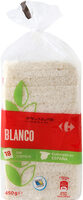 Pan de molde blanco sin corteza