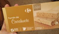 Turrón de cacahuete