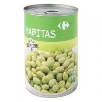 Habitas baby con aceite de oliva