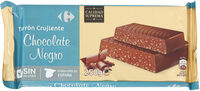 Turrón crujiente negro