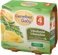 Tarritos verduras variadas