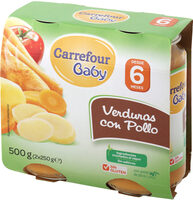 Tarrito verdura con pollo