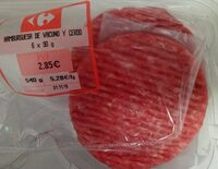 Hamburguesa de vacuno y cerdo