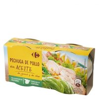 Pechuga de pollo en aceite