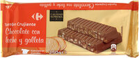 Turrón crujiente galleta