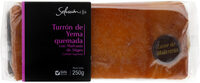 Turrón yema quemada con Malvasia de Sitges