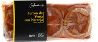 Turrón yema con naranja