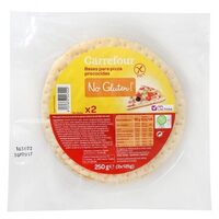 Base de pizza sin gluten