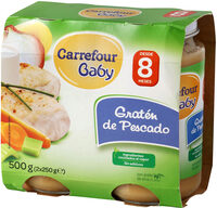 Tarrito gratin de pescado