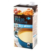 Caldo de pollo bajo en sal