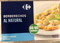 Berberechos al natural