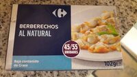 Berberechos al natural