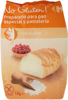 Preparado para pan y pastelería sin gluten