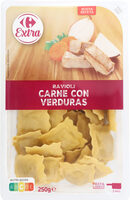 Ravioli carne con verduras
