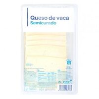 Queso semicurado en lonchas