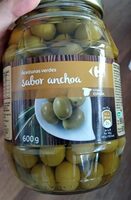 Aceitunas verdes sabor anchoa