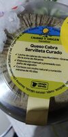 Queso cabra servilleta curado