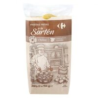 Patatas fritas cartucho sarten