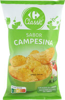 Patatas fritas lisas campesinas