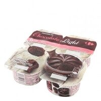 Mousse de chocolate negro light