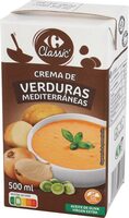 Crema verduras mediterraneas