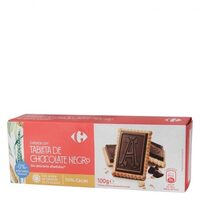 Galleta tableta chocolate s/azúcares añadidos