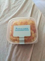 Papaya cubos deshidratada