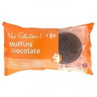 Muffins de chocolate sin gluten
