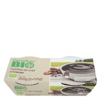 Natillas de soja al cacao