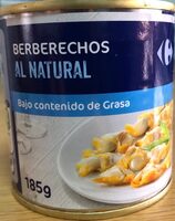 Berberechos al natural