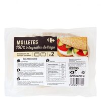 Molletes 100% integrales