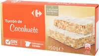 Turrón de cacahuete