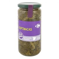 Espinacas sin sal añadida