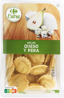 Soles de queso y pera