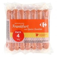 Salchichas frankfurt queso