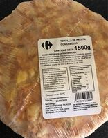 Tortilla de patata con cebolla