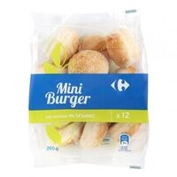 Pan mini hamburguesas con sésamo