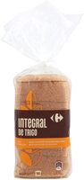 Pan de molde 100% integral con corteza