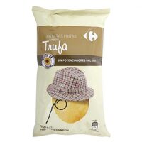 Patatas fritas sartén lisas sabor trufa