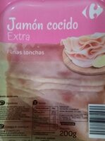 Jamón cocido extra finas lonchas