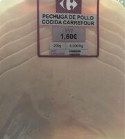 Pechuga pollo cocida
